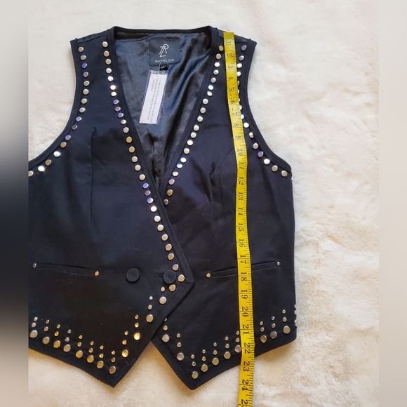 New Rachel Zoe Studded Vest Size Large - Picture 3 of 6
